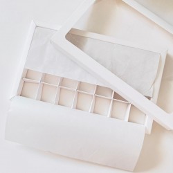 Yağlı Kağıt,28 Bölmeli Çikolata Kutusu Uyumlu 