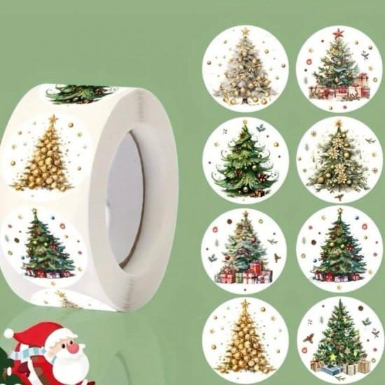 Sticker Yapışkanlı,Çam Ağacı Karışık Desen