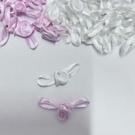 Saten Mini Fiyonklu Gül 