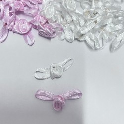 Saten Mini Fiyonklu Gül 