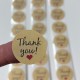 Sticker Kraft,Thank You 