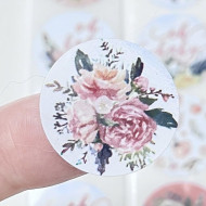 Sticker Yapışkanlı,Çiçek