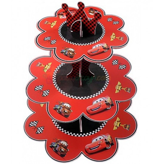 Cupcake Arabalar,Cars Sunum Standı