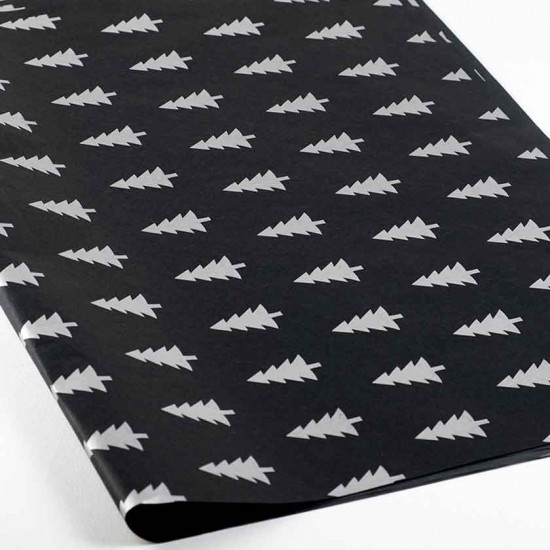 Pelur Kağıdı Gümüş Yaldız Baskı Agaç