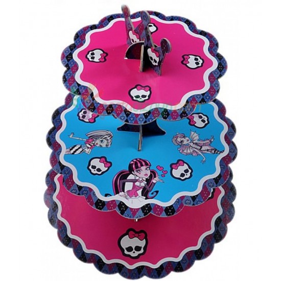 Cupcake Monster High Temalı Sunum Standı