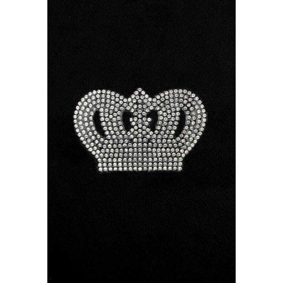 Kristal Taşlı Küçük Boy Yapıştırma Kral Tacı