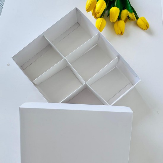 25x30x9 Karton Kutu-6 Bölmeli
