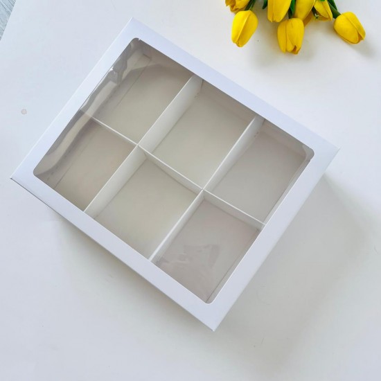 25x30x9 Pencereli Kutu-6 Bölmeli 25x30x9 Pencereli Kutu-6 Bölmeli