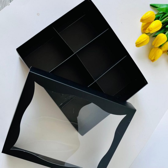 25x30x9 Pencereli Kutu-6 Bölmeli 25x30x9 Pencereli Kutu-6 Bölmeli