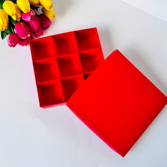 20x20x5 Karton Kutu (9 Bölmeli)