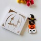 21x21x4 Pencereli Karton Kutu-Halloween (9 Bölmeli)