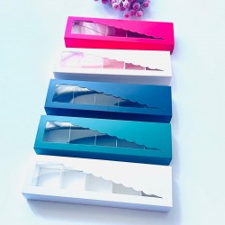 5 Bölmeli Pencere Desenli Bonbon Çikolata Kutusu