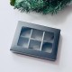 6 Bölmeli Pencereli Bonbon Çikolata Kutusu