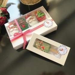 4,5x13x2,5 cm Pencereli Kutu (cake sicles-magnum cakes)