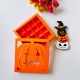 16 Bölmeli Bal Kabağı Tasarım Halloween Çikolata Kutusu-Madlen Uyumlu