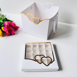 16 Bölmeli Çikolata Kutu ve Çanta Set