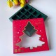 16 Bölmeli Çam Ağacı Tasarım Çikolata Kutusu-Merry Christmas 