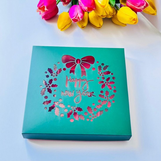 16 Bölmeli Çikolata-Bonbon Kutusu Happy New Year