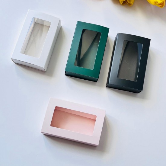 2 Bölmeli Bonbon Çikolata Kutusu Sürgülü