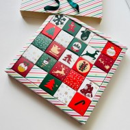 24 Gün(24  Days-Advent Takvimi) Çikolata-Bonbon-Kurabiye Kutusu 