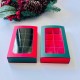 8 Bölmeli Pencereli Sürgülü Çikolata Kutusu (Yeşil-Kırmızı)