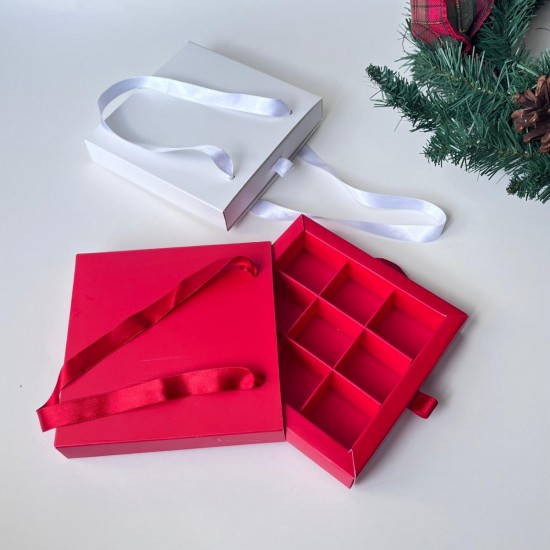 9 Bölmeli Çanta Model Bonbon Çikolata Kutusu