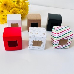 6x6x6 Pencereli Karton Kutu 