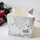 Karton Çanta Yılbaşı Desen-Beyaz 20x20x20 cm Karton Çanta Yılbaşı Desen-Beyaz 20x20x20 cm