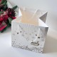 Karton Çanta Yılbaşı Desen-Beyaz 20x20x20 cm Karton Çanta Yılbaşı Desen-Beyaz 20x20x20 cm