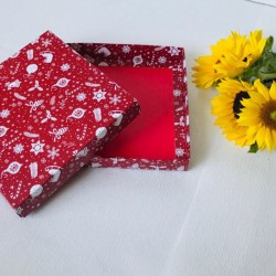 20x20x5 Karton Kutu Yılbaşı 