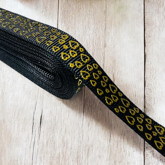 Grogren Kurdele,Kalp Desen (15 mm)