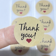 Sticker Kraft,Thank You Sticker Kraft,Thank You