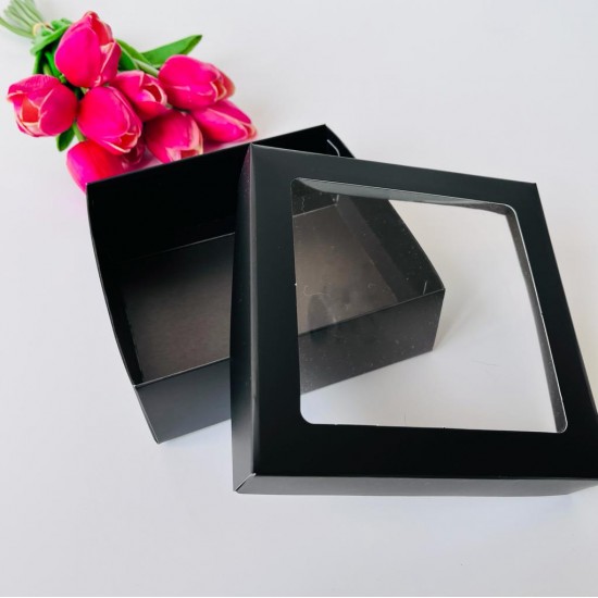 15x15x5 Pencereli Karton Kutu 15x15x5 Pencereli Karton Kutu