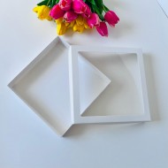 21x21x4 Pencereli Karton Kutu 21x21x4 Pencereli Karton Kutu