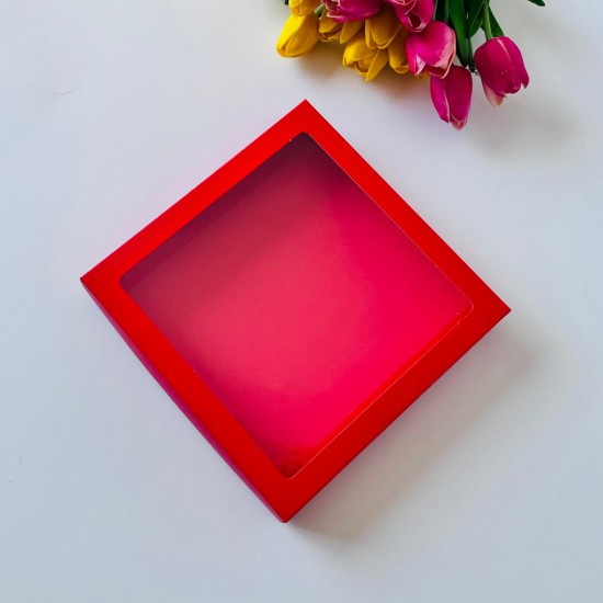 21x21x4 Pencereli Karton Kutu