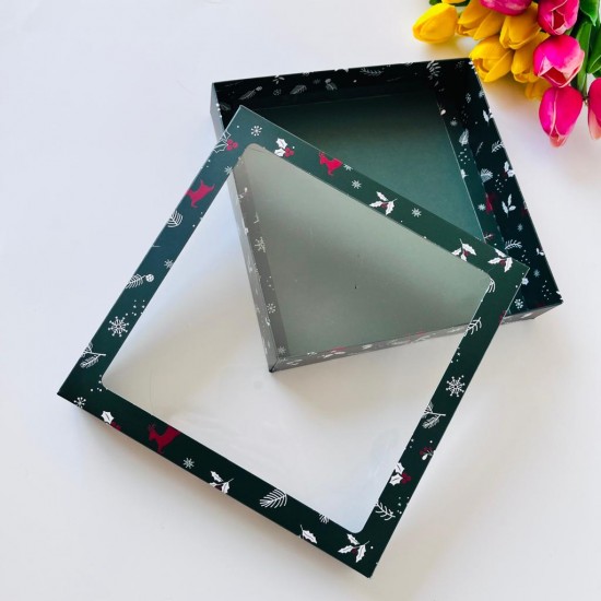 21x21x4 Pencereli Karton Kutu