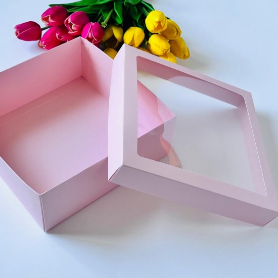 25x25x10 Pencereli Karton Kutu