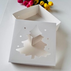 21x21x8 Çam Ağacı Tasarım Karton Kutu 21x21x8 Çam Ağacı Tasarım Karton Kutu