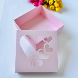 21x21x8 Kalp Tasarım Karton Kutu 21x21x8 Kalp Tasarım Karton Kutu