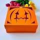 21x21x8 Bal Kabağı Tasarım Halloween Karton Kutu