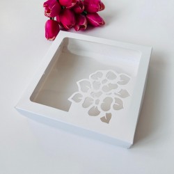 18x18x4 Çiçek Tasarım Kutu 