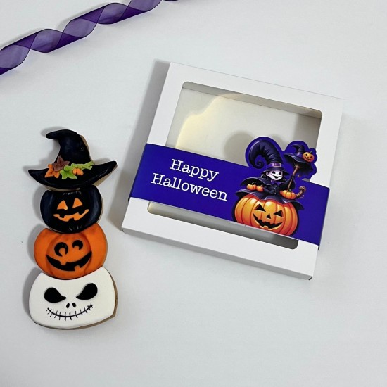 Hallowen Temalı Pencereli Kutu 19x19x2,5 cm Hallowen Temalı Pencereli Kutu 19x19x2,5 cm