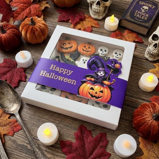 Hallowen Temalı Pencereli Kutu 19x19x2,5 cm Hallowen Temalı Pencereli Kutu 19x19x2,5 cm