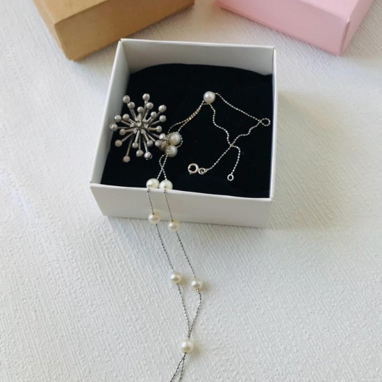 Takı Kutusu Karton Süngerli 8x8x3,5