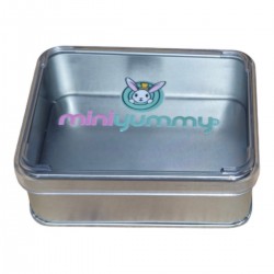 Özel  Baskılı 103x166x36 mm Mat Gümüş Gövdeli Kristal Kapaklı Kutu