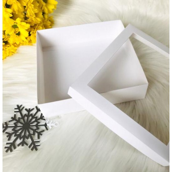 20x20x5 Pencereli Karton Kutu 