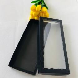 12,5x30x3,5 Pencereli Kurabiye Kutusu 12,5x30x3,5 Pencereli Kurabiye Kutusu