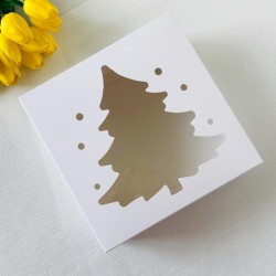 21x21x8 Çam Ağacı Tasarım Karton Kutu