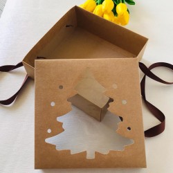 21x21x8 Çam Ağacı Tasarım Taşıma Kutusu 21x21x8 Çam Ağacı Tasarım Taşıma Kutusu