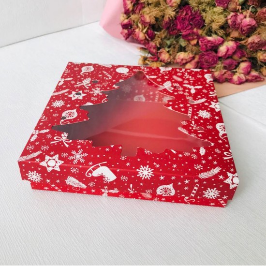 18x18x4 Çam Ağacı Tasarım  Kutu